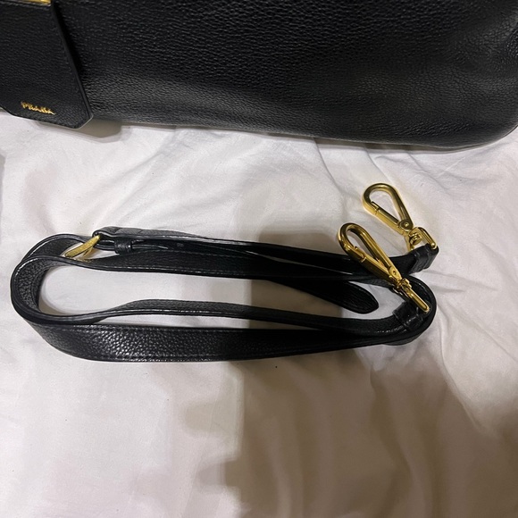 Prada Vitello Daino Tote Black Bag Vintage - Picture 13 of 13